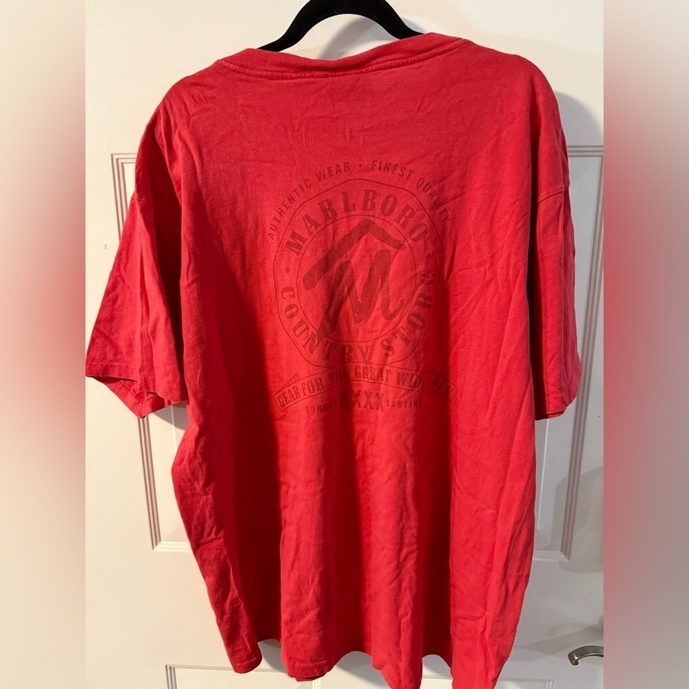 VTG 90s Marlboro Country Store Thrasher Shirt Cowboy Western USA Single Stitch